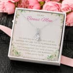 To My Bonus Mom You Mean Way Too Much For Me To Call You Mother In Law Forever Message Card Pendant Necklace