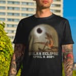 3VT. Dinosaur Solar Eclipse shirt mk2