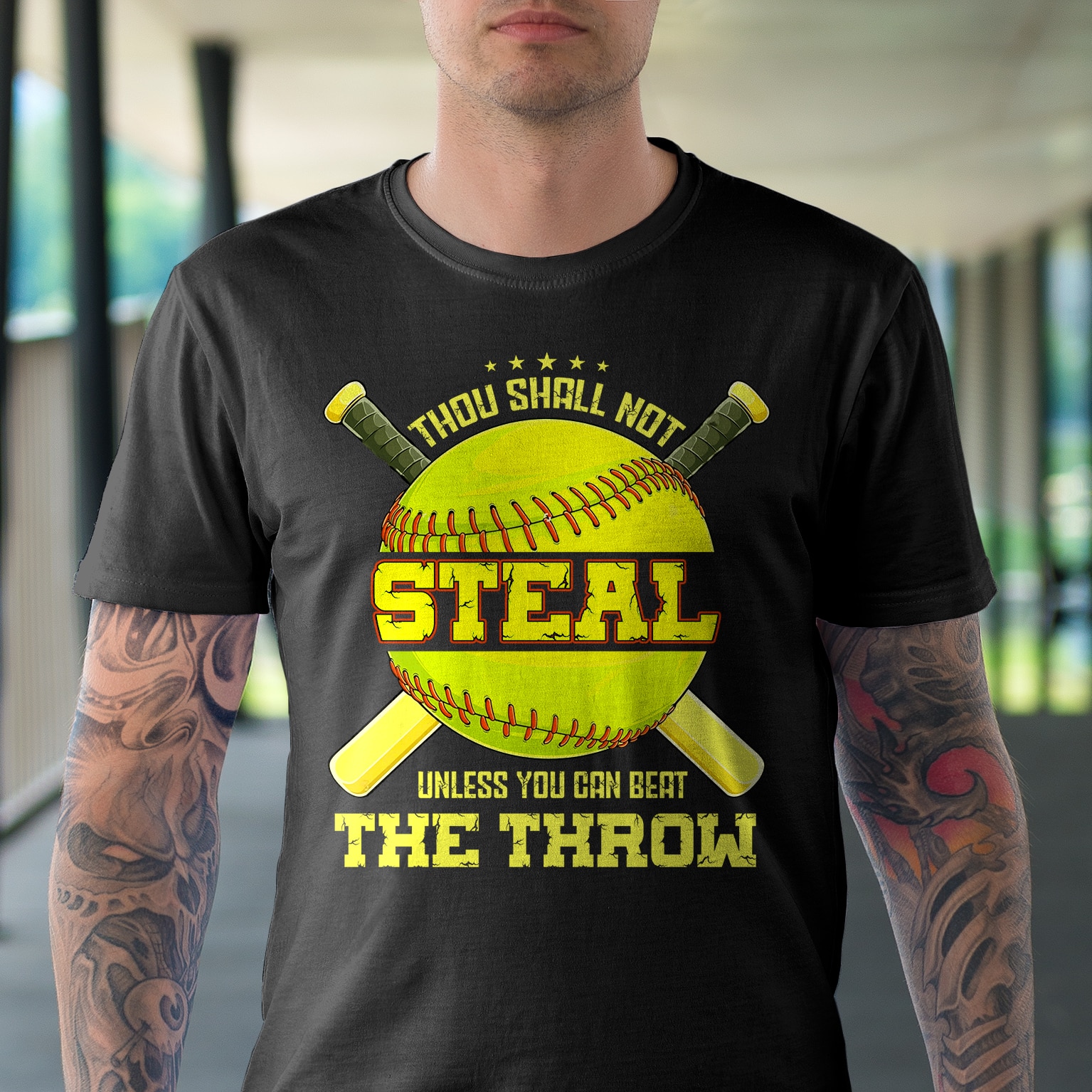 2VT. Softball Thou Shall Not Steal shirt mk1