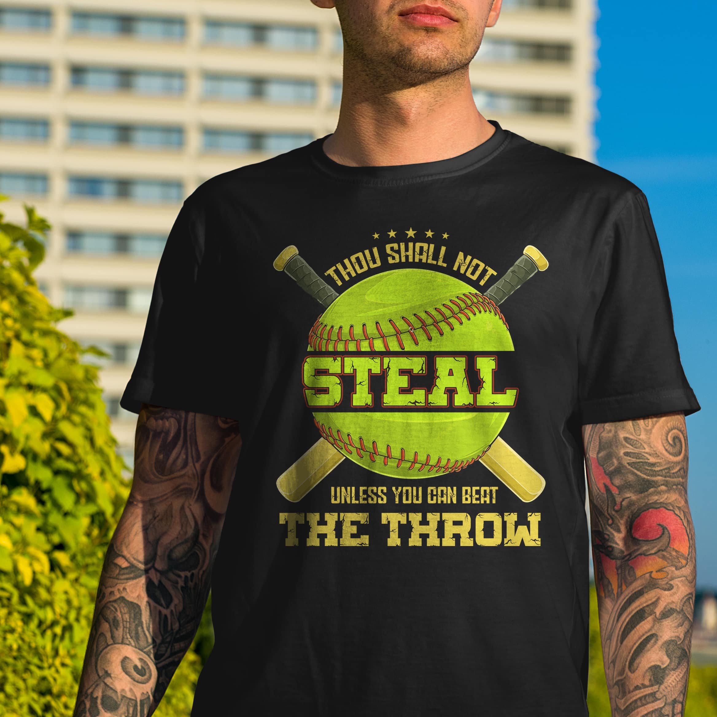 2VT. Softball Thou Shall Not Steal shirt mk2