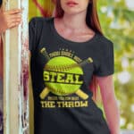 2VT. Softball Thou Shall Not Steal shirt mk4