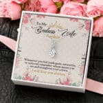 Personalized Name To My Wife Whenever You Feel Inadequate Unworthy Or Unloved Love Message Card Pendant Necklace