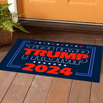 Alternative view of Trump 2024 House Doormat - Support Trump Outdoor Indoor Doormat