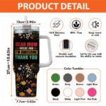 1VT. Dear Mom Great Job tumbler mk15