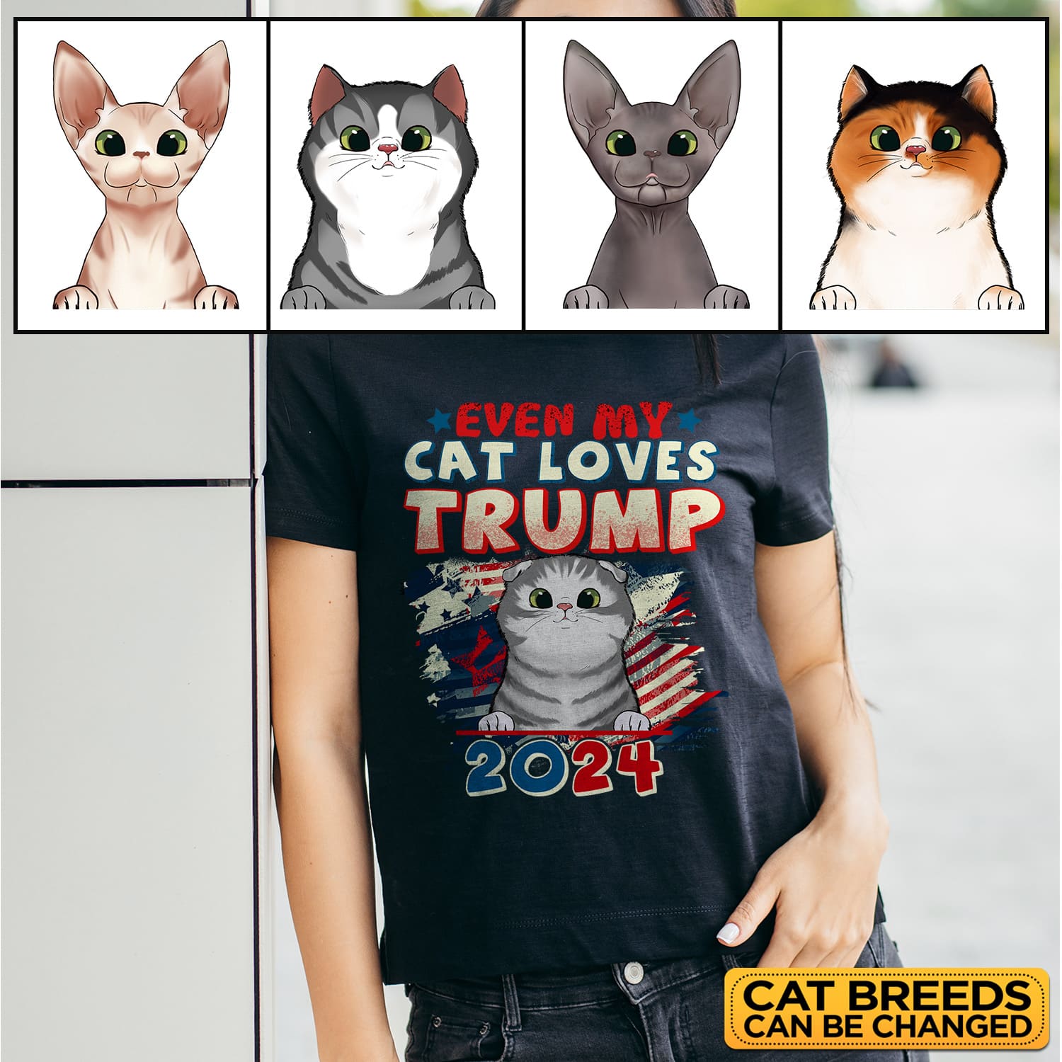 2VT. My Cat Loves Trump shirt mk1