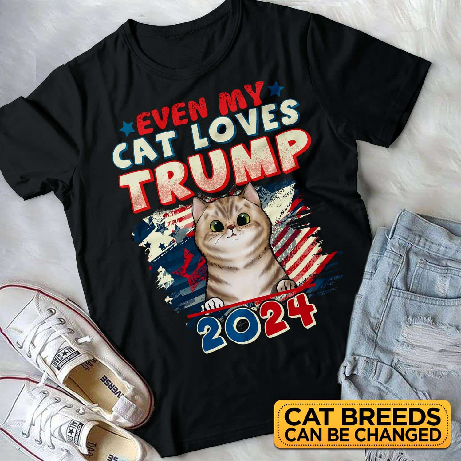 2VT. My Cat Loves Trump shirt mk3