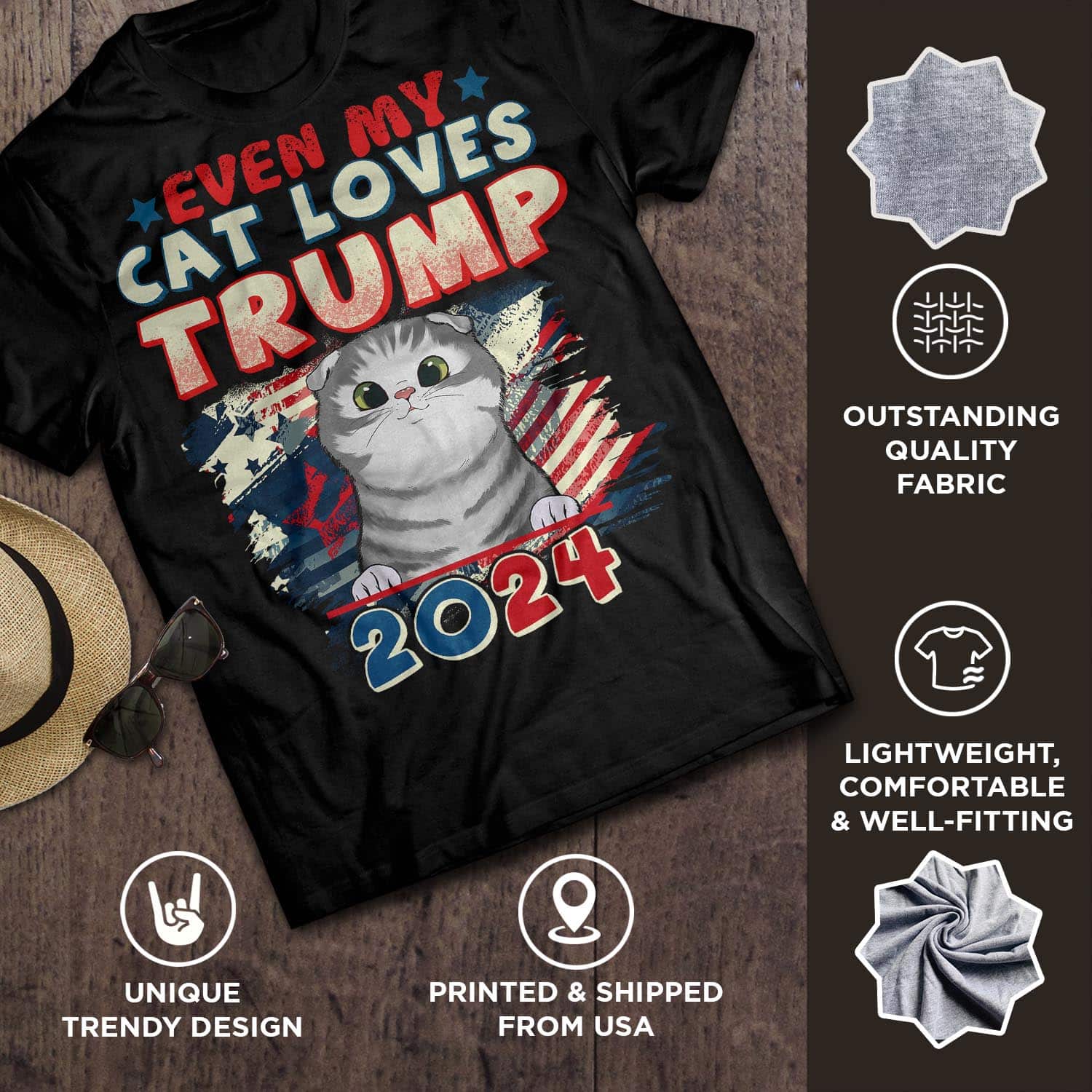 2VT. My Cat Loves Trump shirt mk7