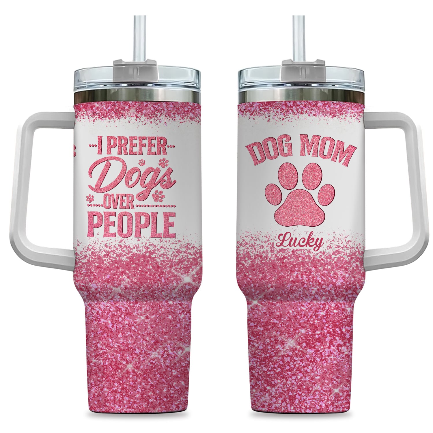 4VT. Dog Mom Prefer Dogs tumbler mk16