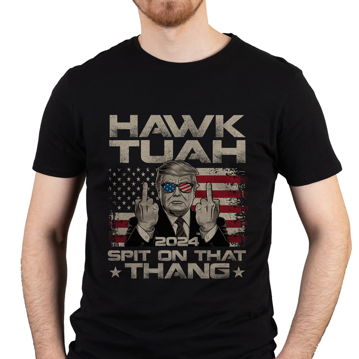 4VT. UU TIEN Trump Hawk Tuah shirt mk3
