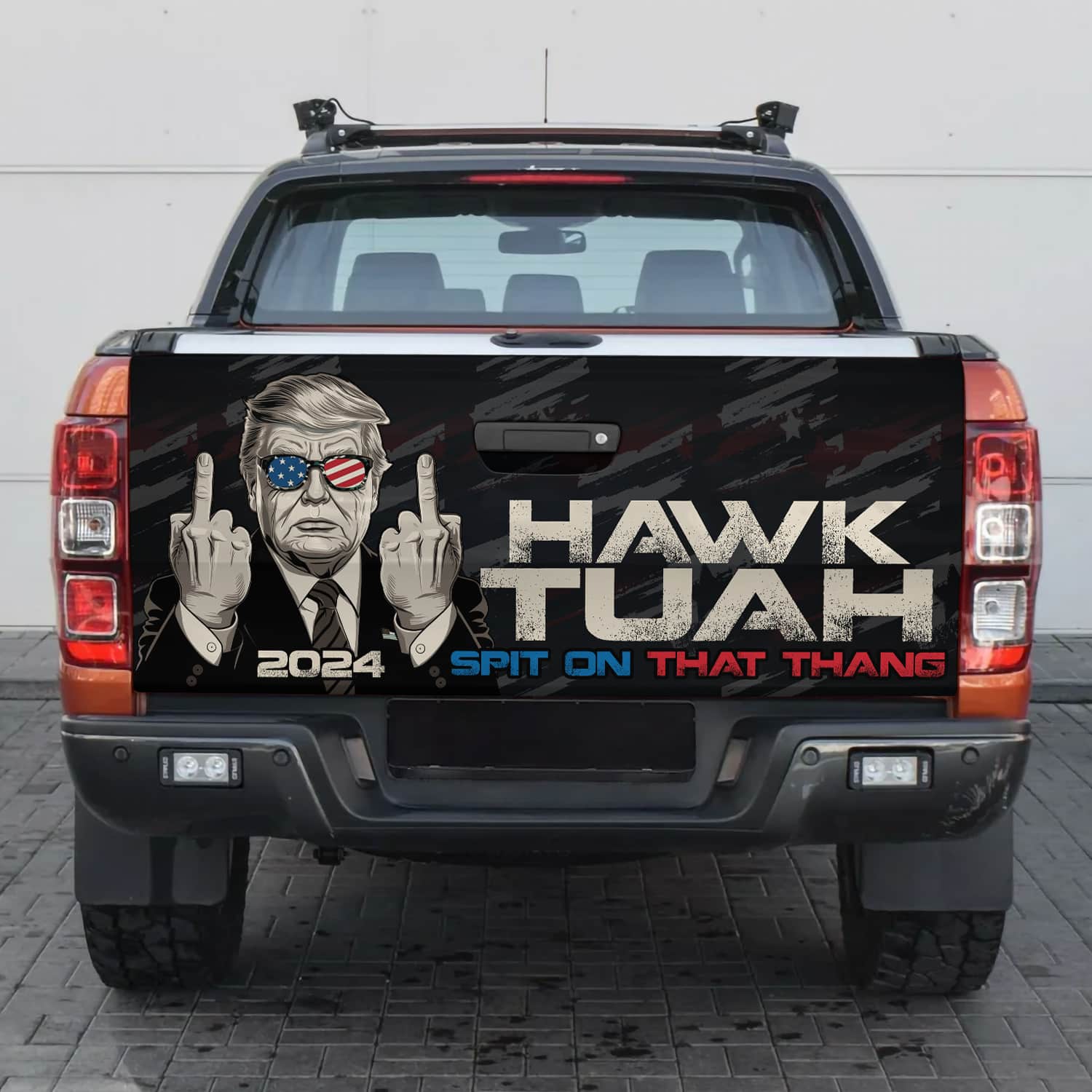 4VT. UU TIEN Trump Hawk Tuah tailgate mk2