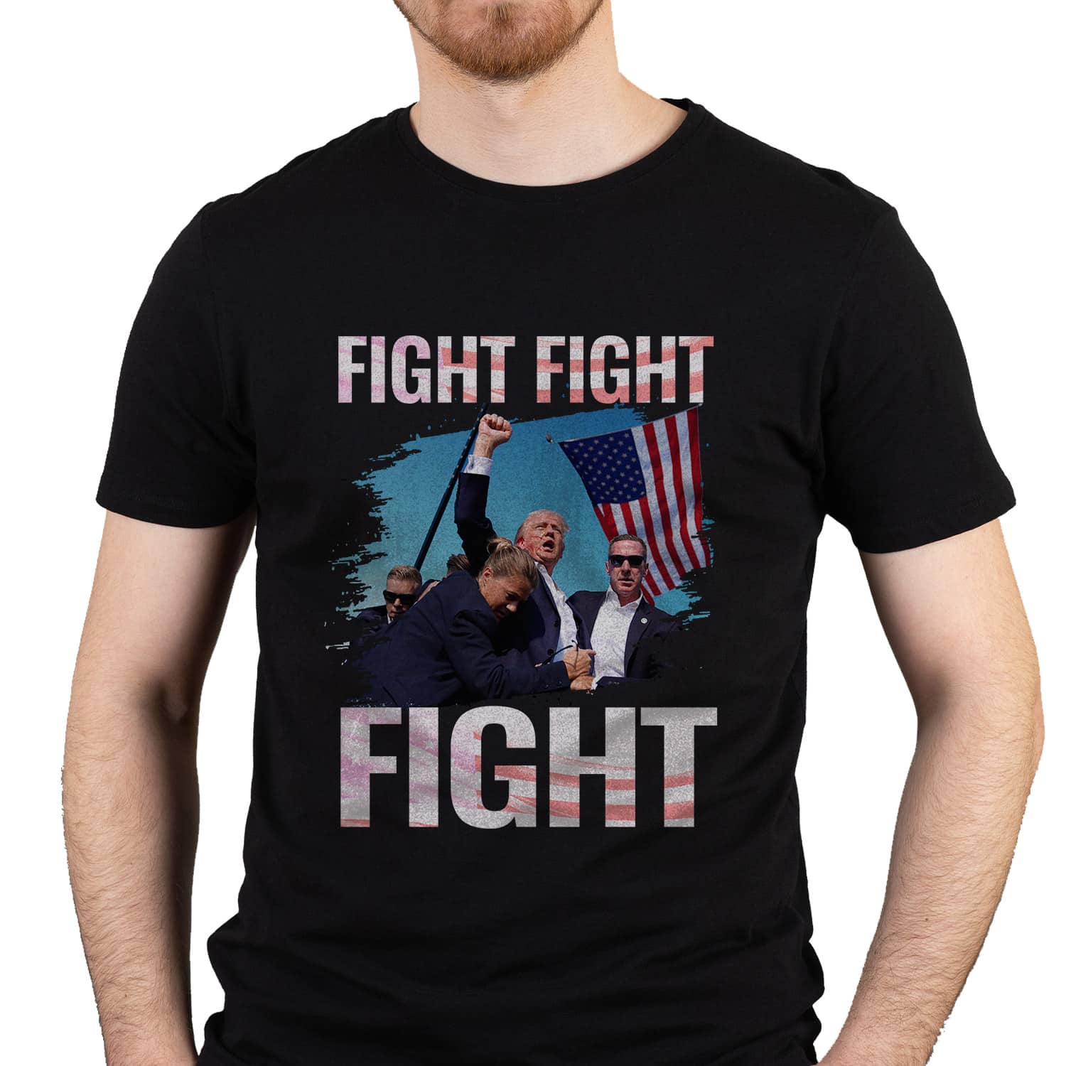 8VT. Trump Fight Fight Fight shirt mk3