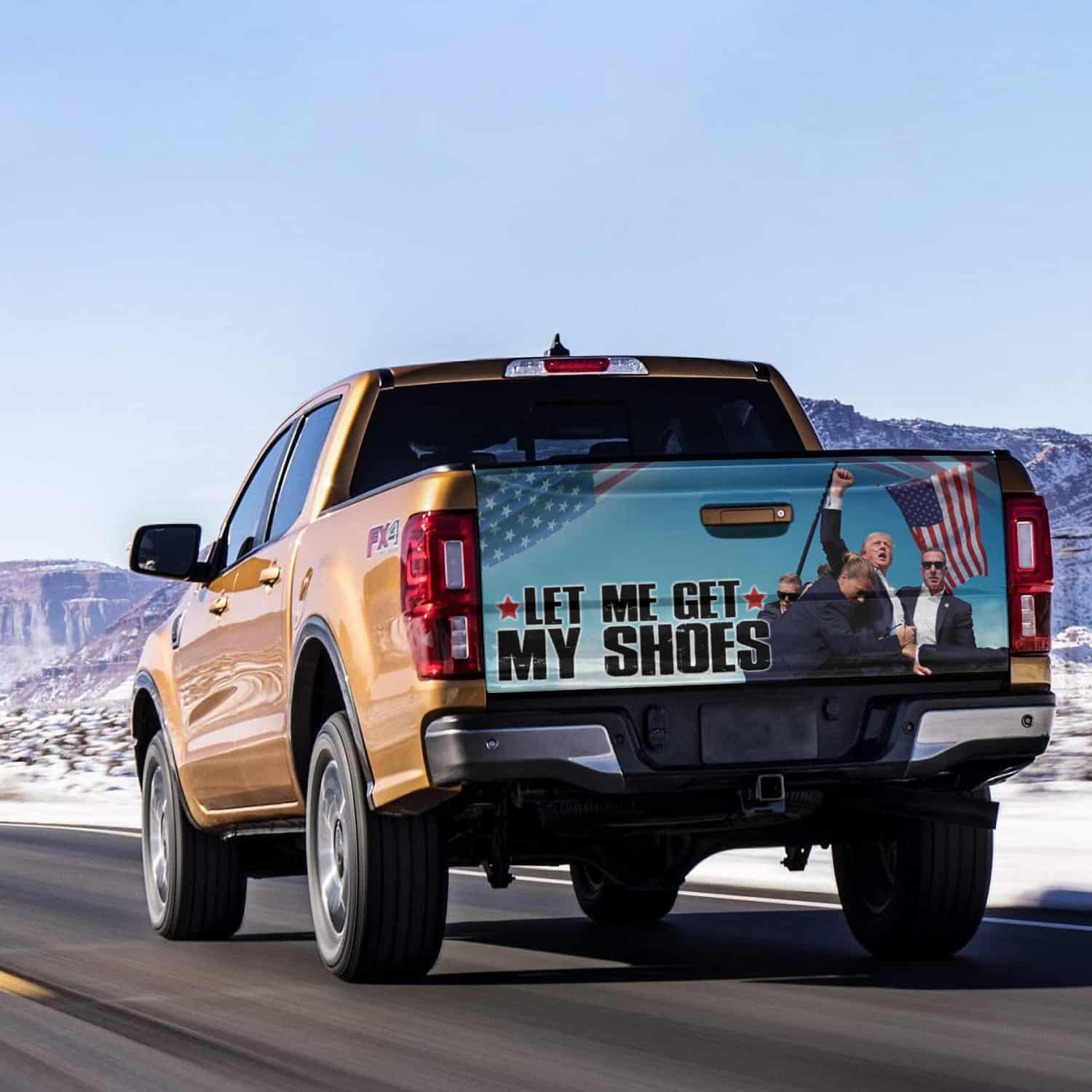 8VT. Trump Get My Shoes tailgate mk5