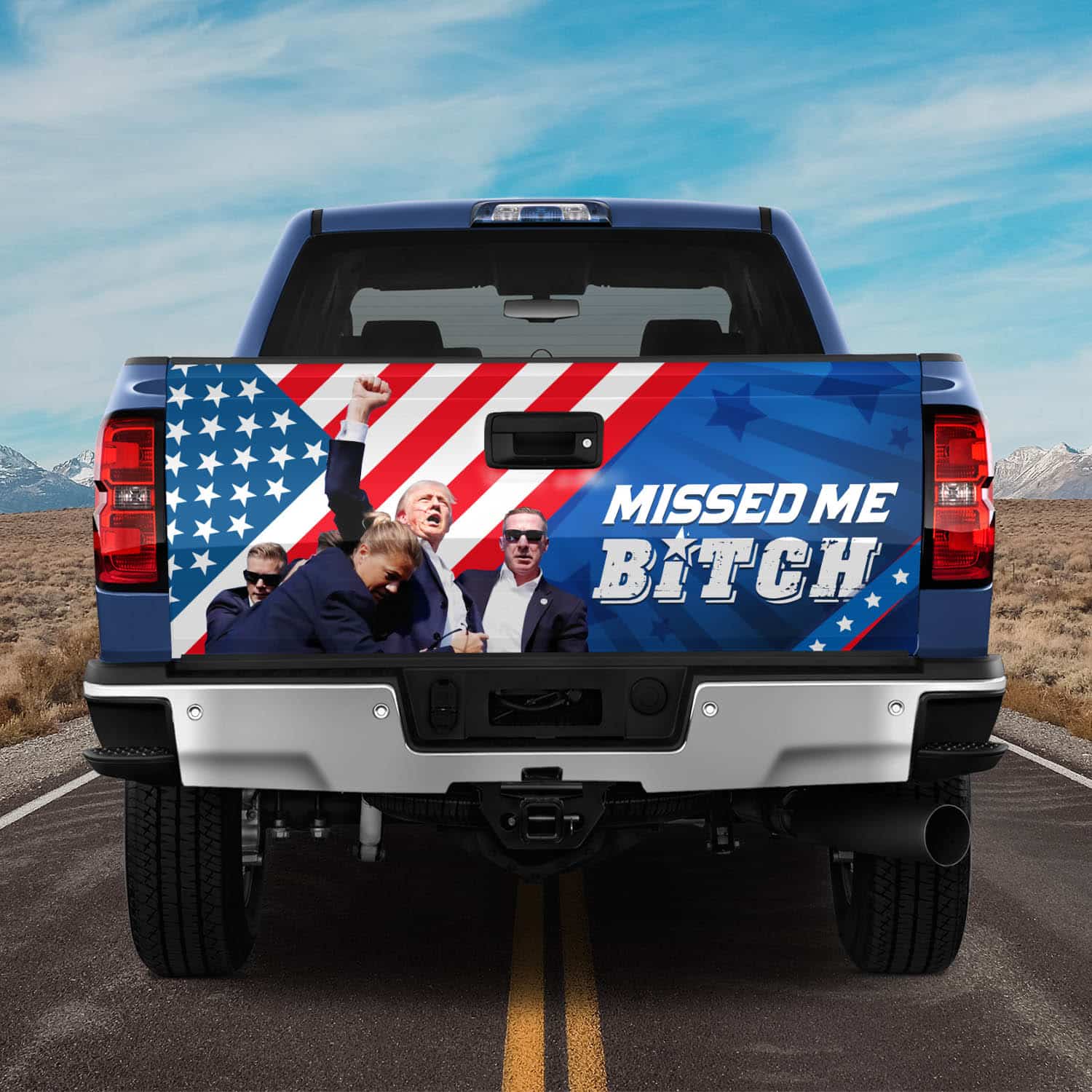 2VT. Missed Me Bitch Trump tailgate mk5