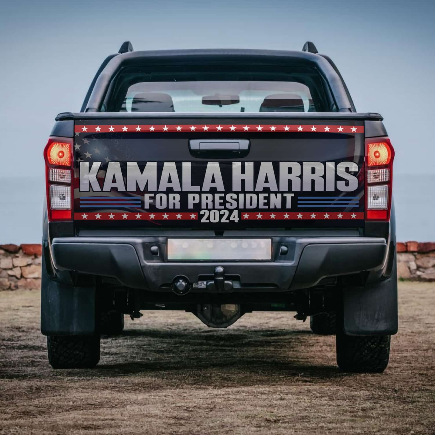 9VT. UU TIEN Kamala Harris For President tailgate mk3