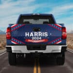Kamala Harris 2024 Save Democracy Truck Tailgate Decal Sticker Wrap - Vinyl Graphic Decal Bumper Sticker