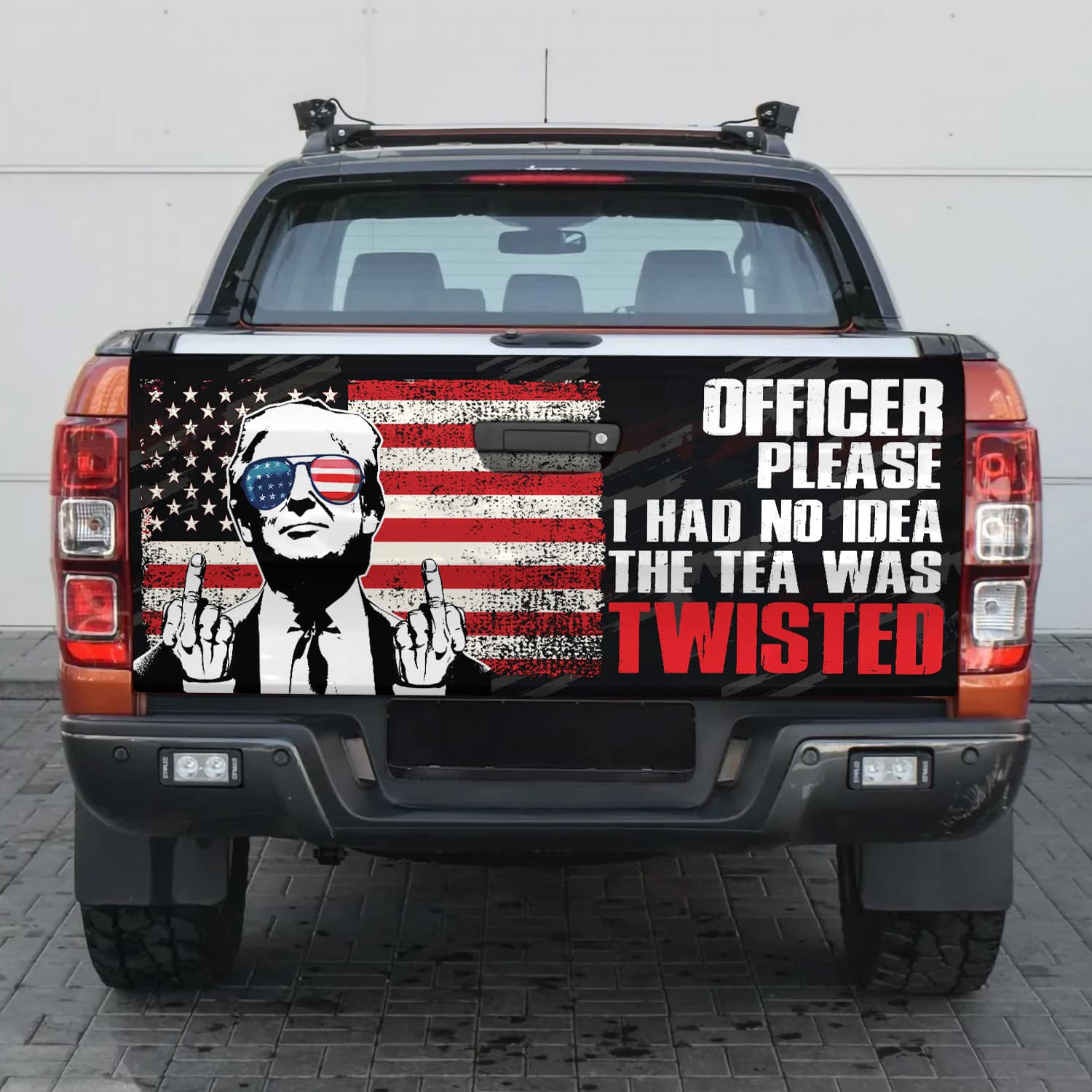 10VT. UU TIEN Trump Officer Please tailgate mk2