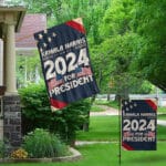 4VT. Kamala Harris For President FLAG mk1