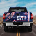 Harris Walz 2024 We're Not Going Back Truck Tailgate Decal Sticker Wrap - Vinyl Graphic Decal Bumper Sticker