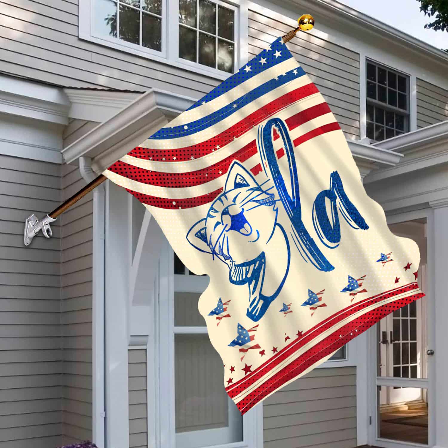 House Flag Mockup 6
