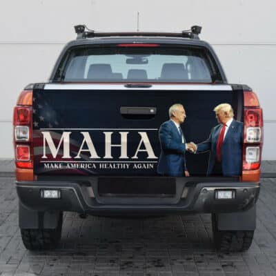 Maha Make America Healthy Again Trump Robert Kennedy Political Truck Tailgate Decal Sticker Wrap