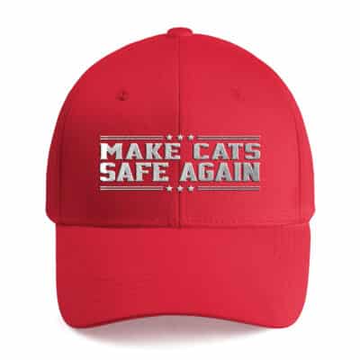Make Cats Safe Again Embroidered Cap - Twill Cap - Political President Election 2024 Hat for Men Women
