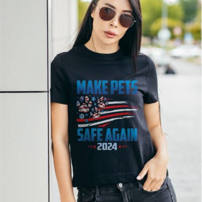 Make Pets Safe Again 2024 T-Shirt - Save Our Pets Vote Trump Shirt