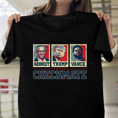 Kennedy Trump Vance Checkmate Funny Presidential Election T-Shirt