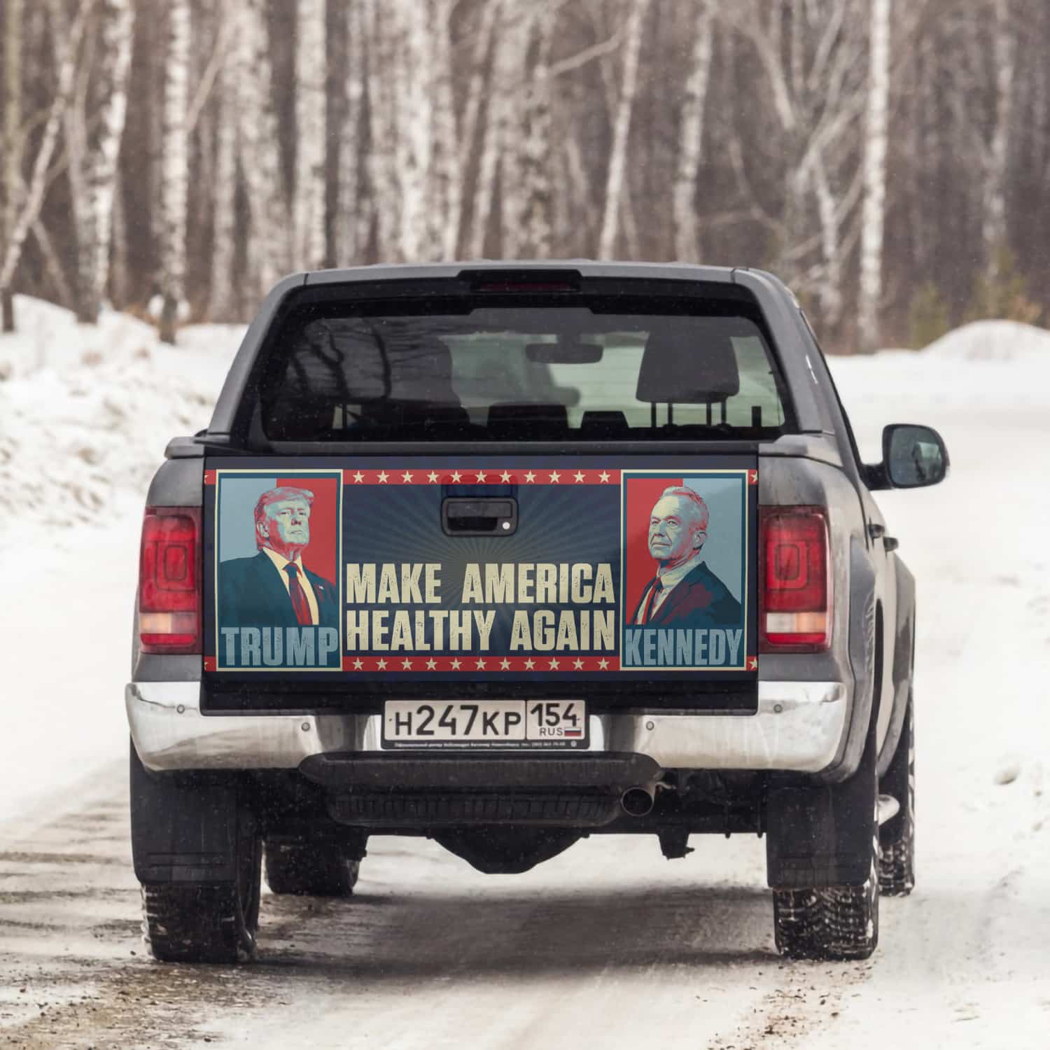 1VT. Kennedy Trump Make America Healthy tailgate mk4
