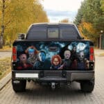 Horror Movie Characters Halloween Truck Tailgate Decal Sticker Wrap - Vinyl Graphic Decal Bumper Sticker