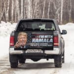 5VT. UU TIEN Trump With Kamala tailgate mk4