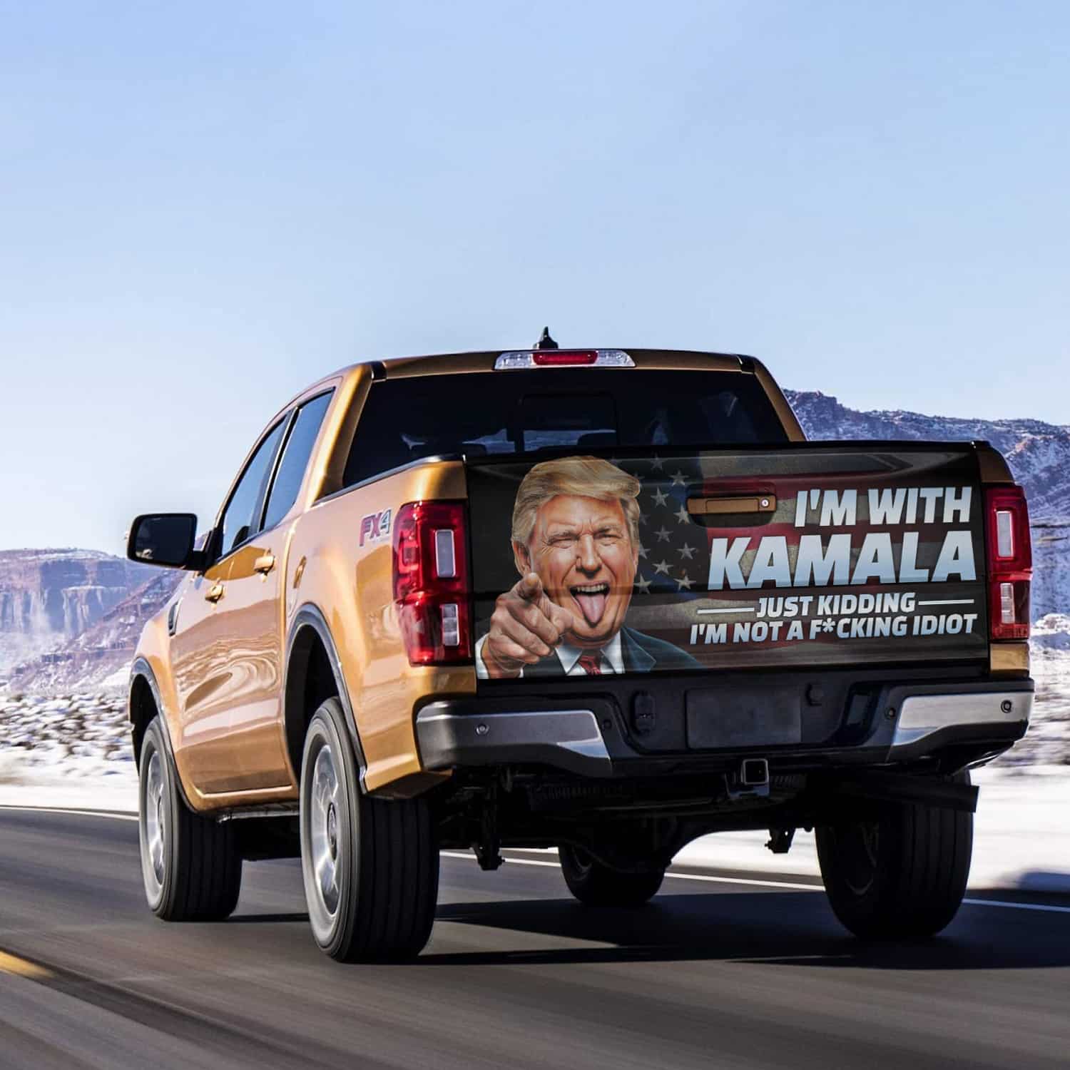 5VT. UU TIEN Trump With Kamala tailgate mk5