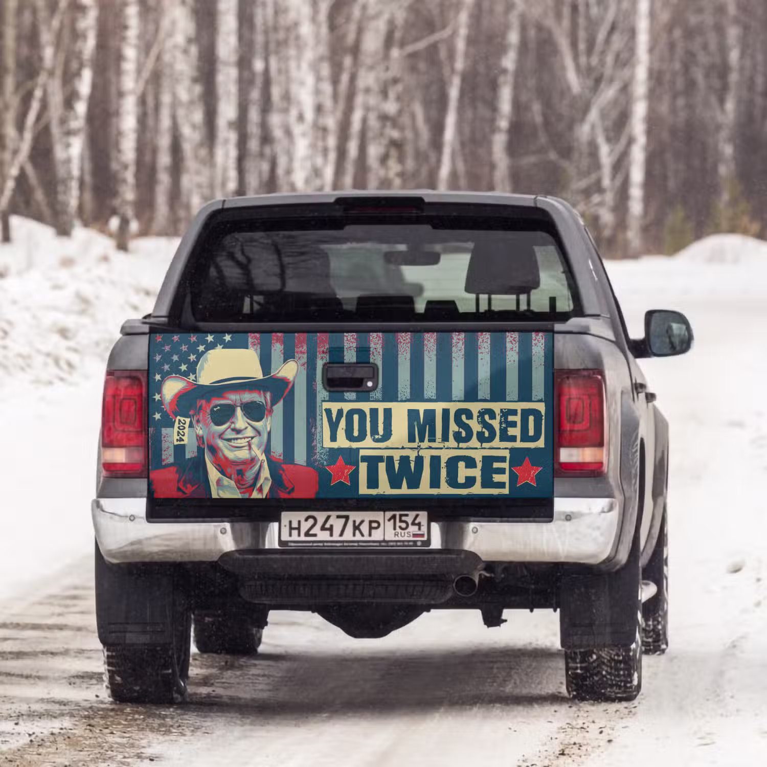 6VT. Trump You Missed Twice tailgate mk4