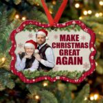 1VT. Trump Vance Christmas Great Again aluminum mk1
