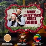 1VT. Trump Vance Christmas Great Again wood mk5