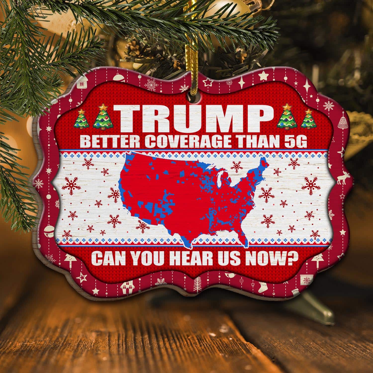 3VT. Trump Better Coverage Ugly wood mk3