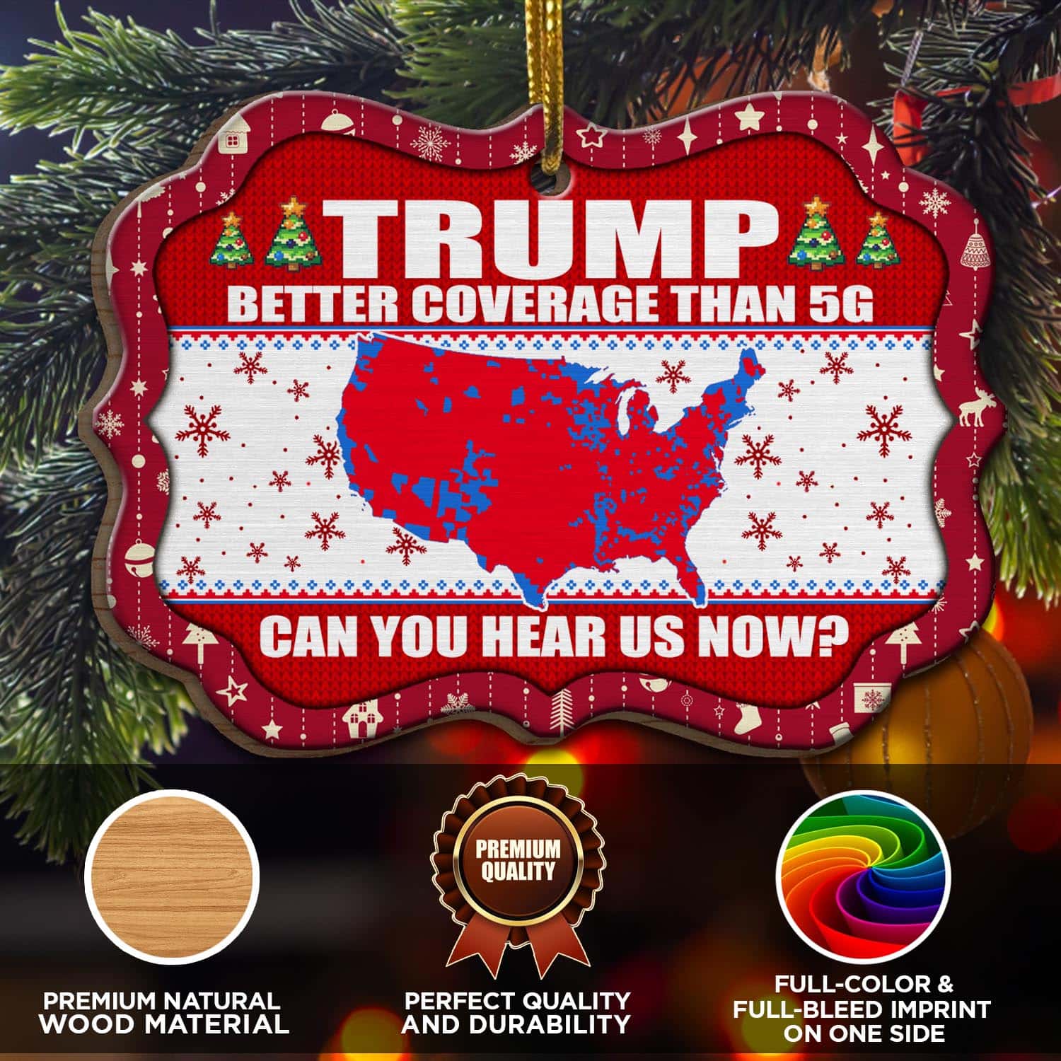 3VT. Trump Better Coverage Ugly wood mk5