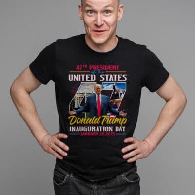 Alternative view of 47th President Of The United States Donald Trump Inauguration Day January 20th 2025 T-Shirt