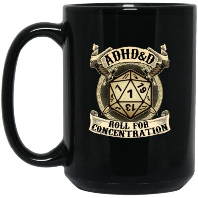 15 oz. Black Mug