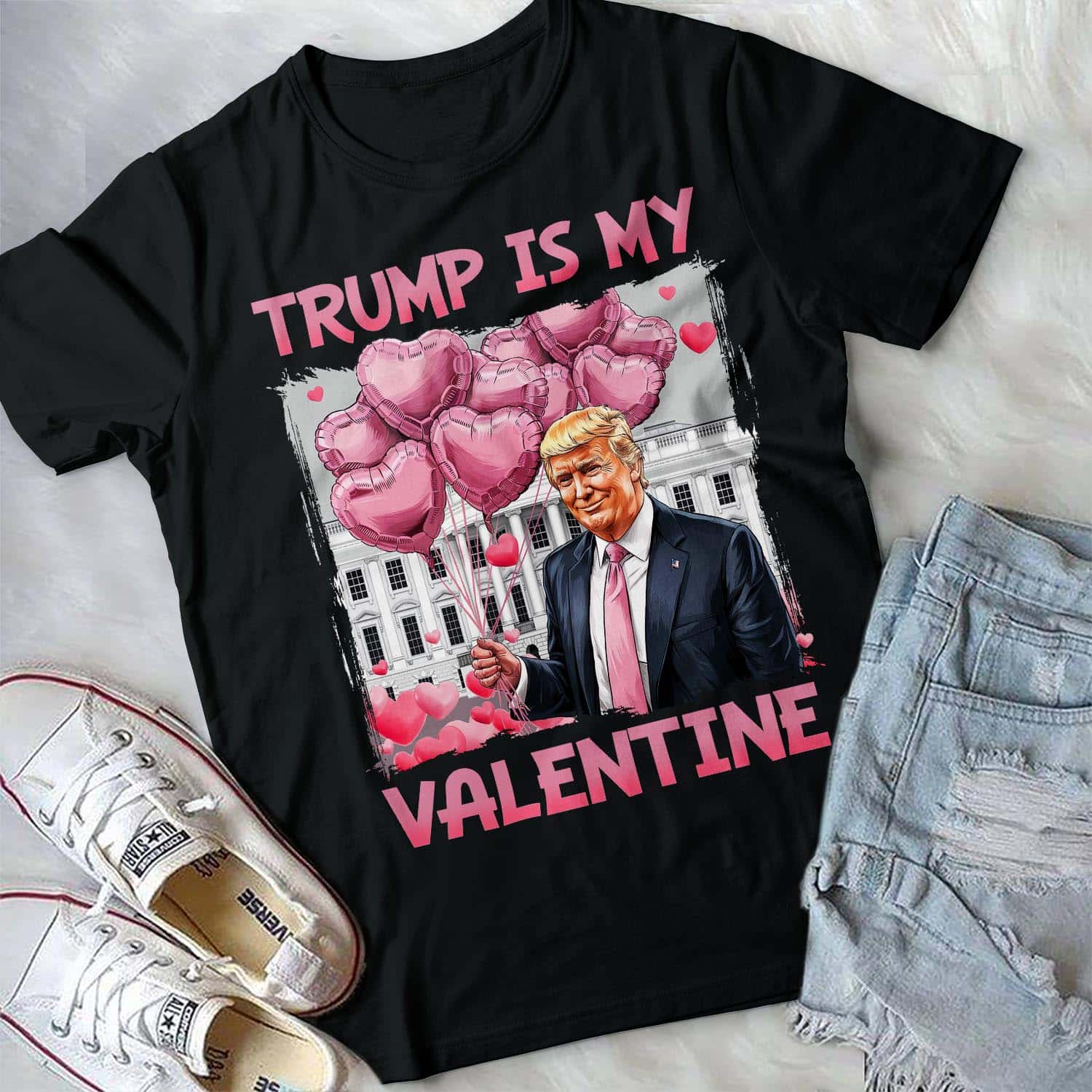 6VT. Trump Is My Valentine shirt mk4