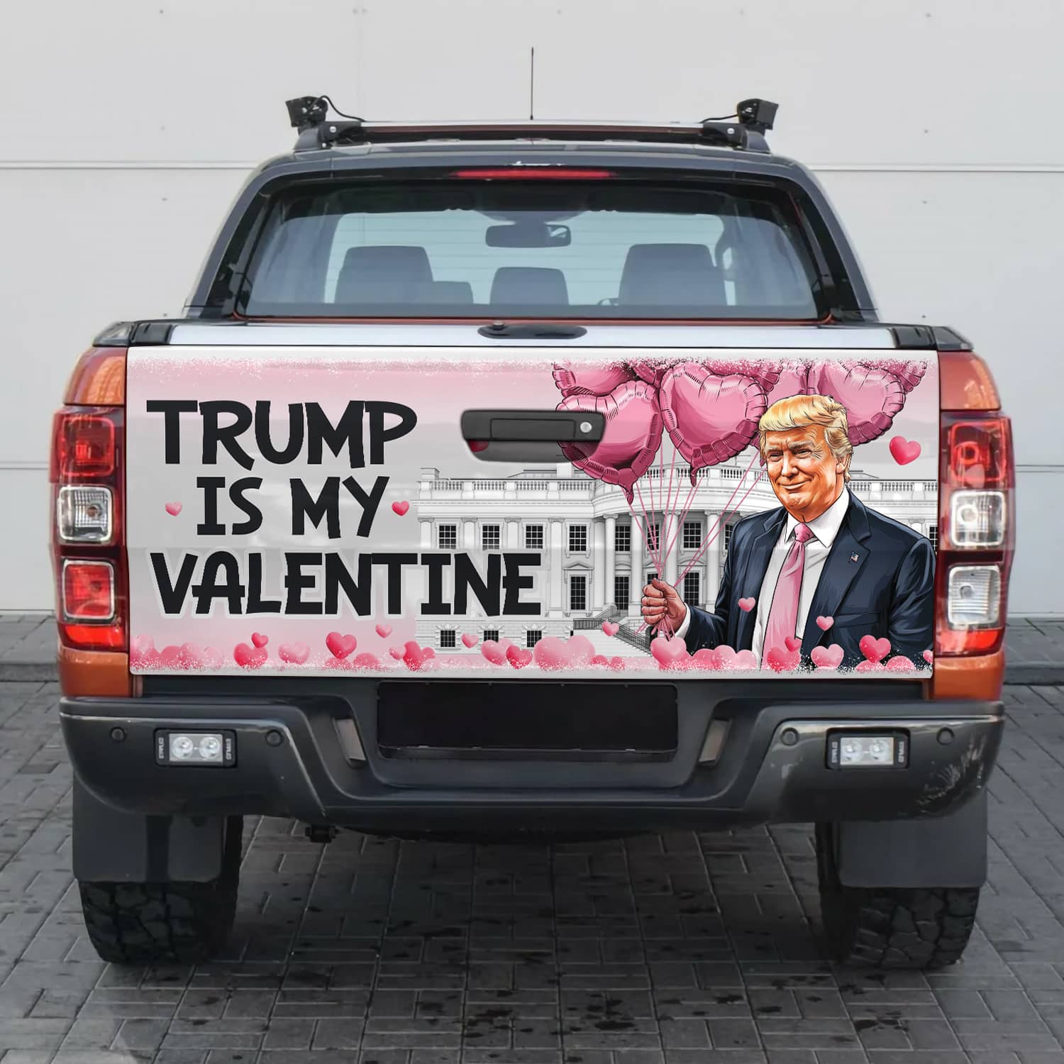 6VT. Trump Is My Valentine tailgate mk2