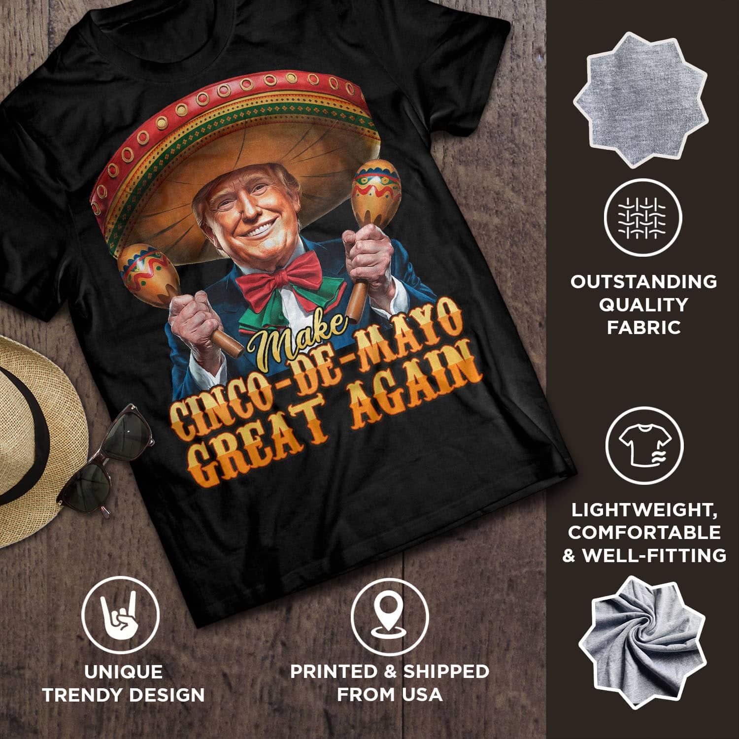 3VT. Trump Cinco De Mayo shirt mk2