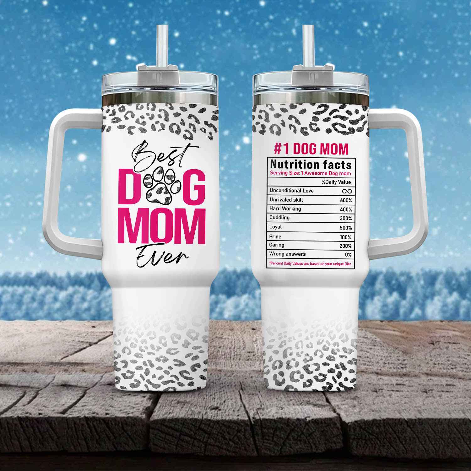 2VT. Best Dog Mom Ever Handle mk8