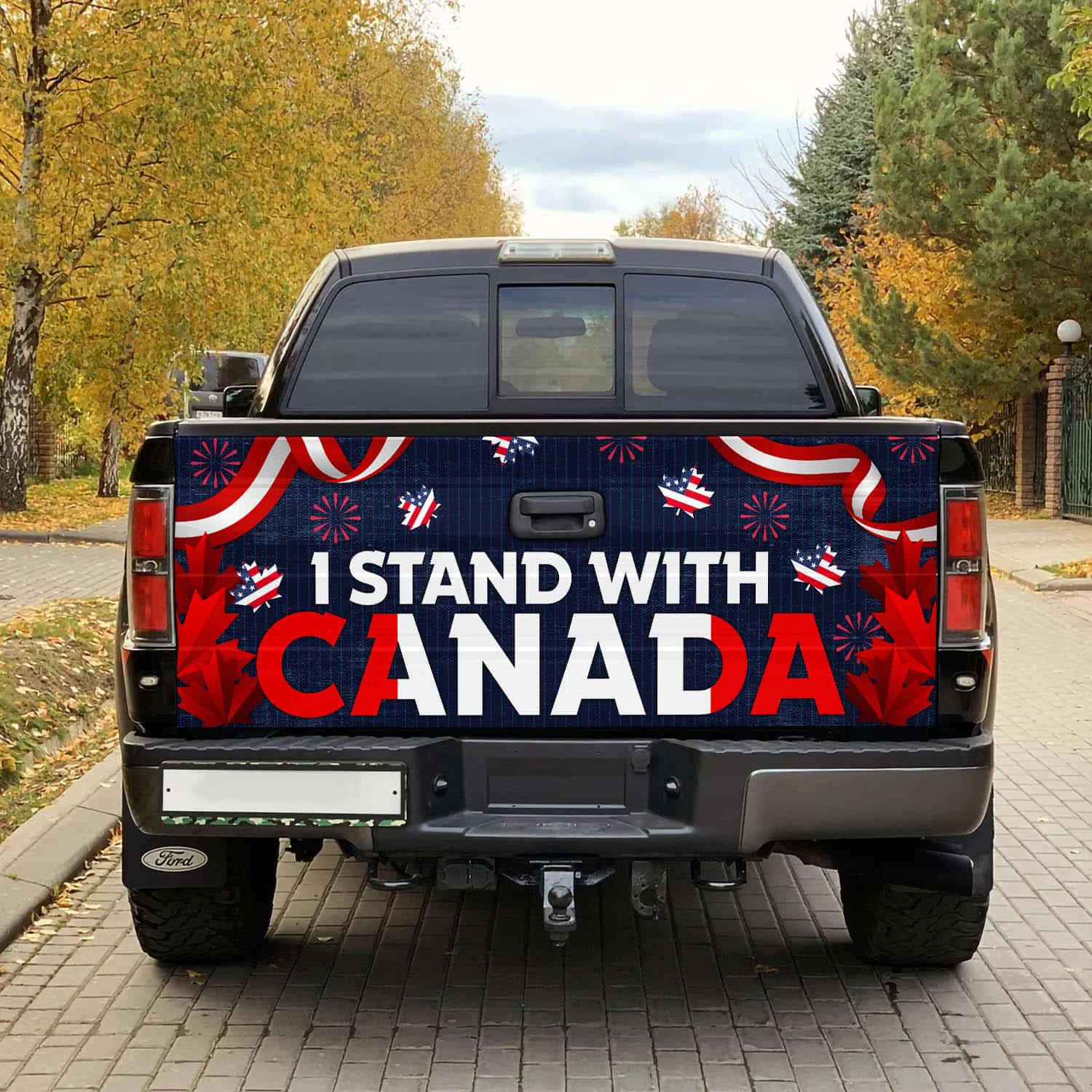1VT. Stand With Canada tailgate mk1