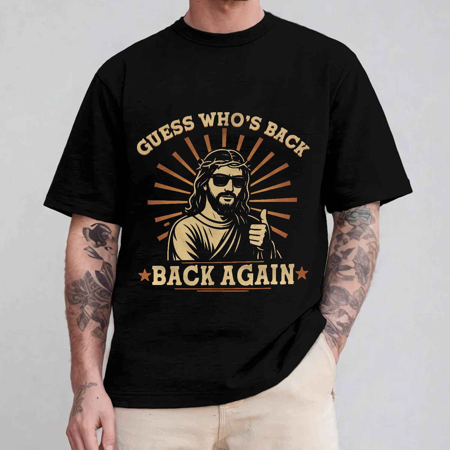 5VT. Jesus Guess Who's Back shirt mk7