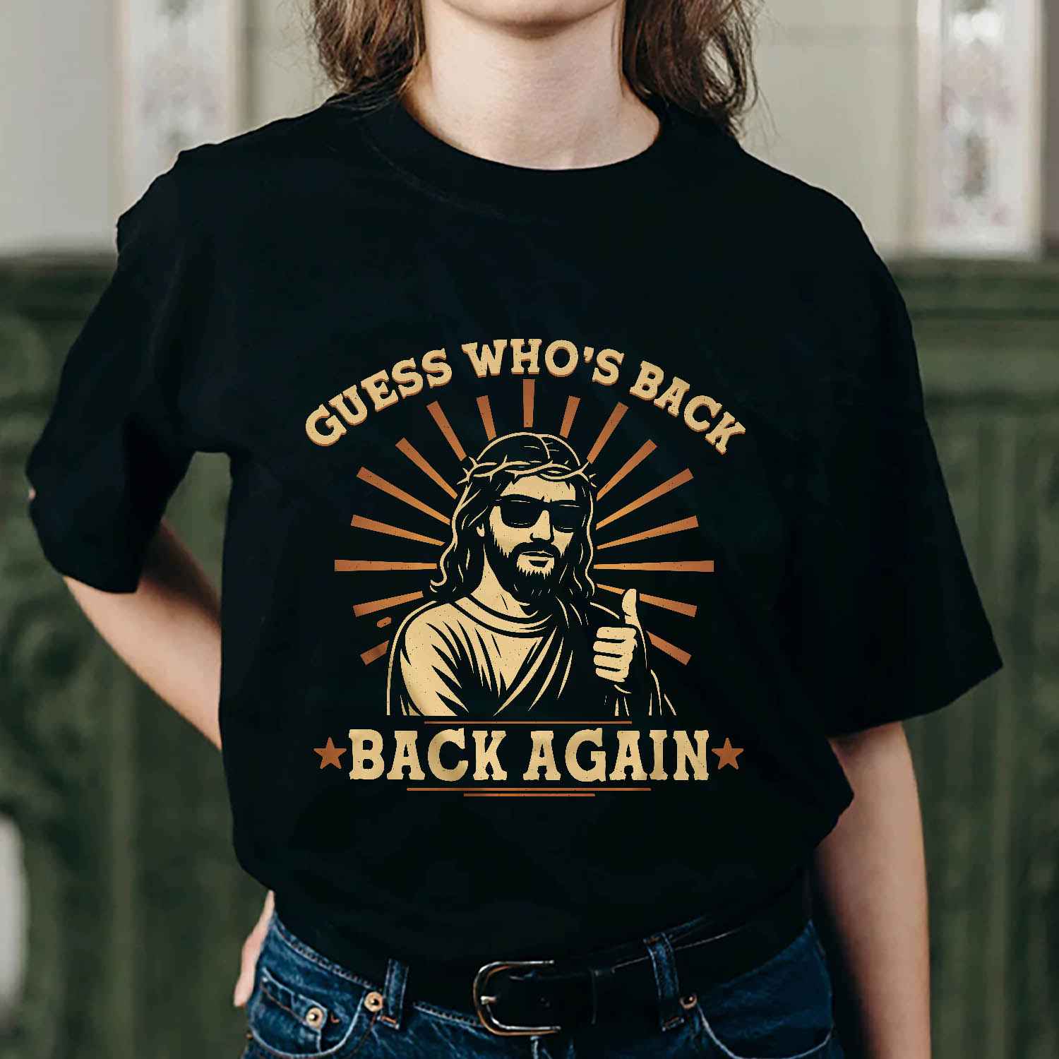 5VT. Jesus Guess Who's Back shirt mk9