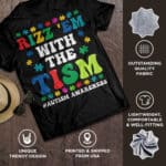 6VT. Rizz Em With The Tism shirt mk6