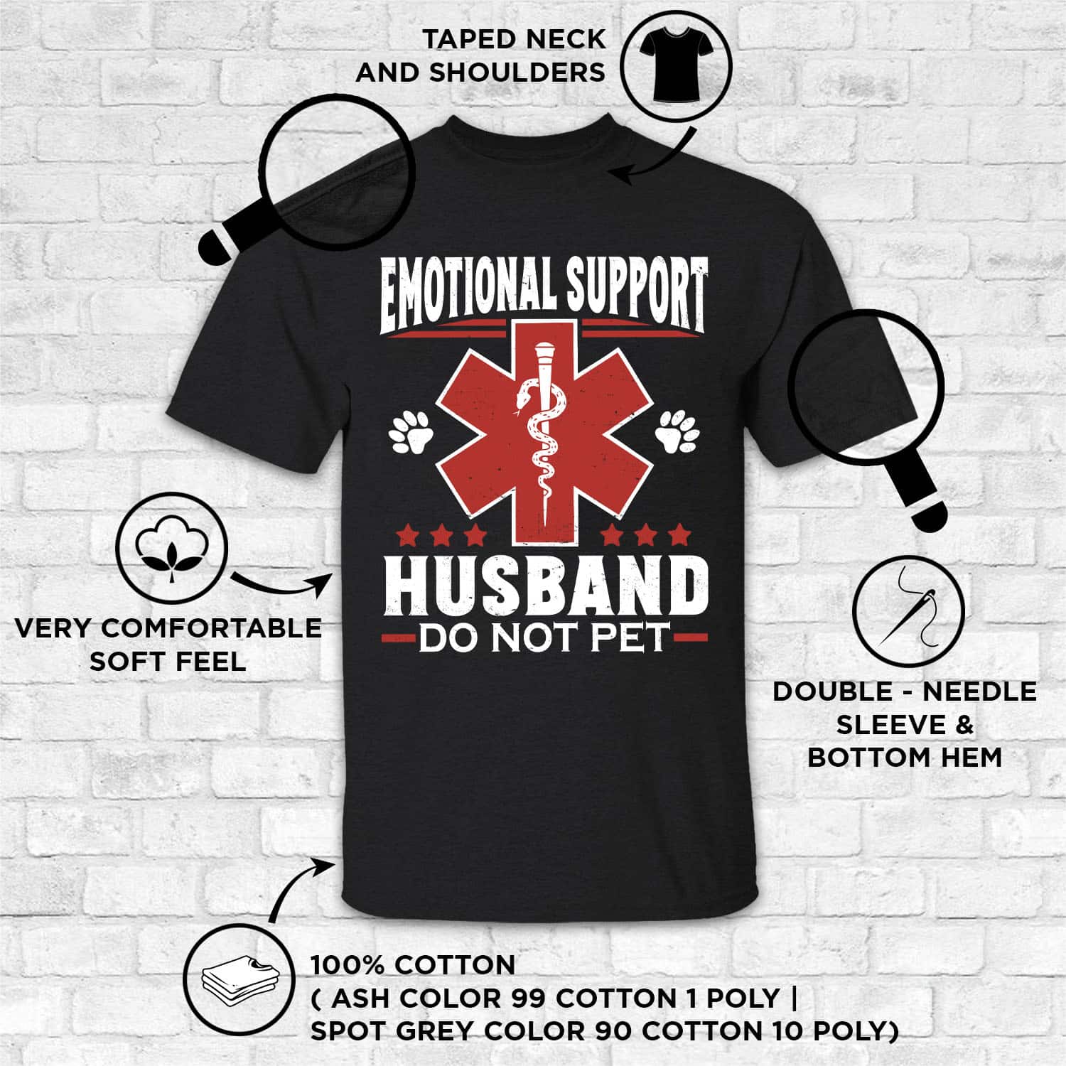 5VT. Support Husband shirt mk6