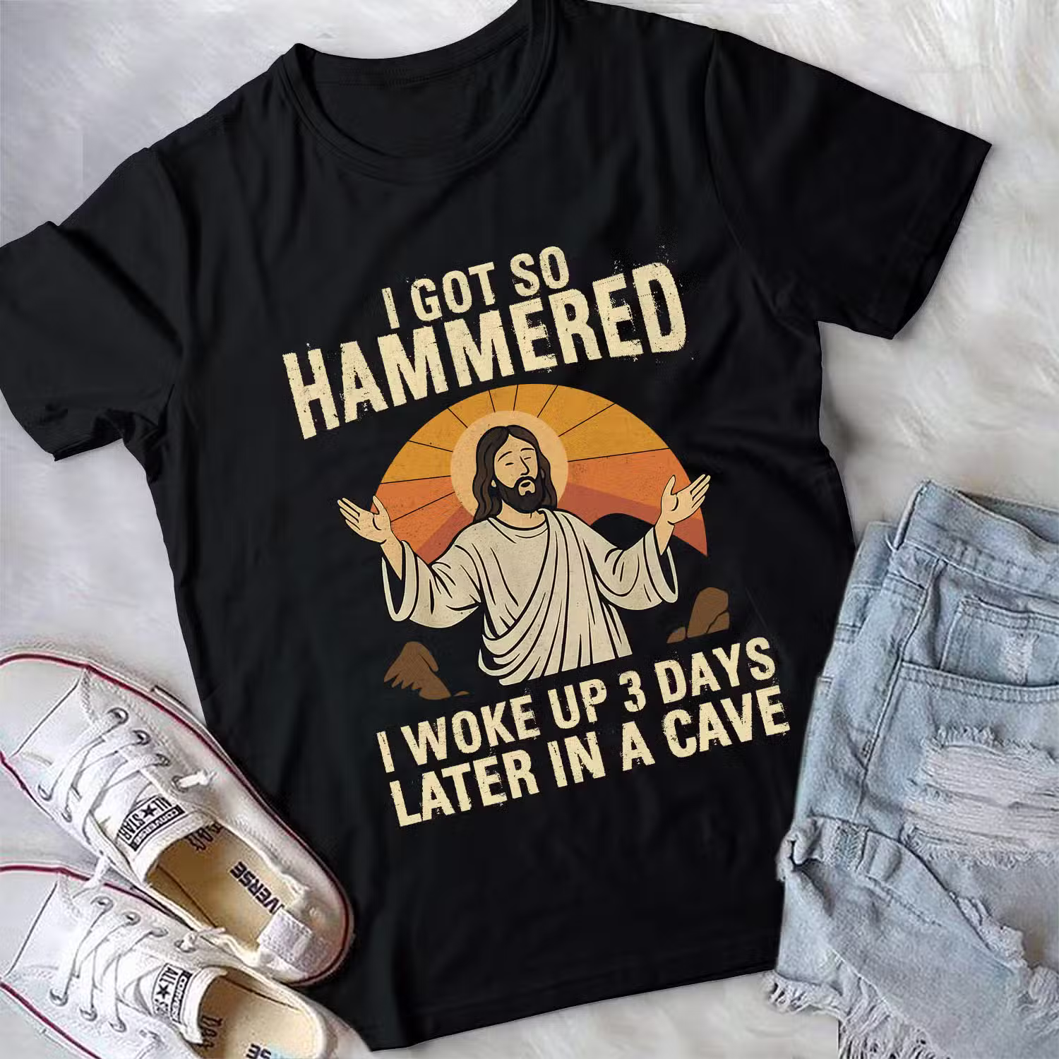 1VT. Jesus Got So Hammered shirt mk3