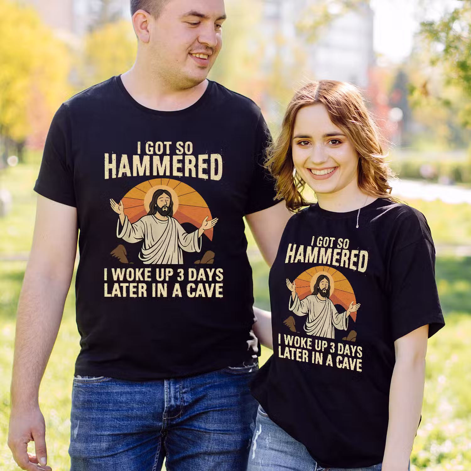1VT. Jesus Got So Hammered shirt mk5