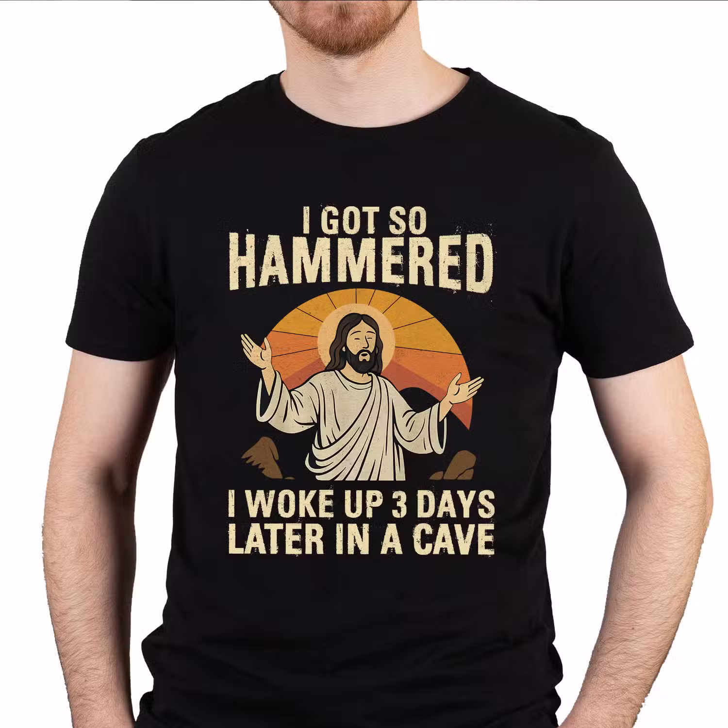 1VT. Jesus Got So Hammered shirt mk7